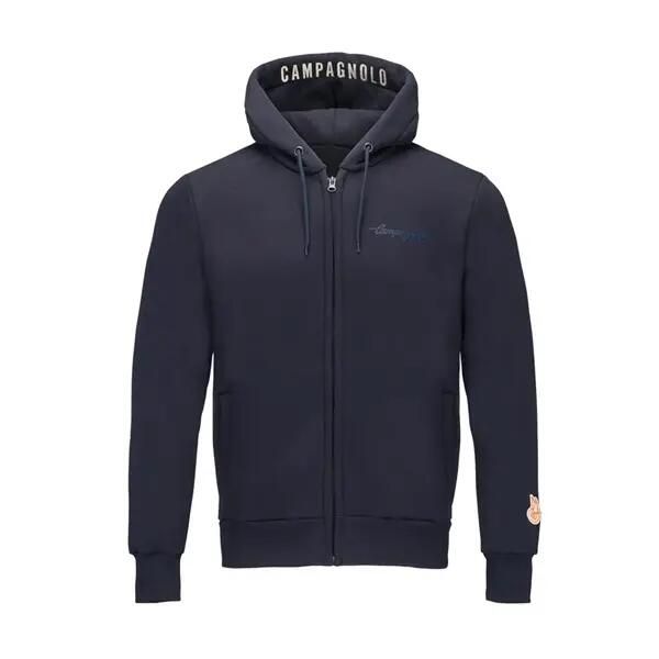Bluza z kapturem Campagnolo. Niebieskie bluzy z kapturem Campagnolo, m, bez wzorów, z materiału, z kapturem. Za 662.85 zł.