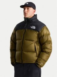 The North Face Kurtka puchowa 1996 Retro Nuptse NF0A3C8DRL51 Zielony ciemny Regular Fit. Zielone kurtki The North Face, m, bez wzorów, z puchu, bez kaptura. Za 1,599.00 zł.