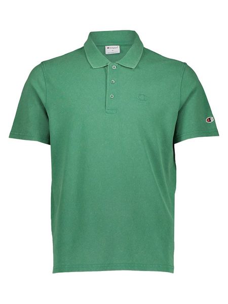 Champion Koszulka polo w kolorze zielonym rozmiar: XL. Zielone koszulki polo Champion, xl, bez wzorów, z bawełny, bez kołnierzyka, bez ramiączek. Za 80.89 zł.