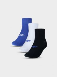 4F Skarpetki casual za kostkę (3-pack) męskie - multikolor 39-42. Skarpety 4F, bez wzorów, z bawełny. Za 49.99 zł.