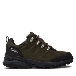 Trekkingi Jack Wolfskin. Niebieskie buty trekkingowe Jack Wolfskin, bez wzorów, bez zapięcia. Za 539.99 zł.