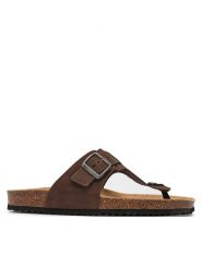 Geox Japonki U Sandal Ghita D U159VD 00032 C6024 Brązowy. Brązowe japonki Geox, bez wzorów, z nubiku. Za 229.99 zł.