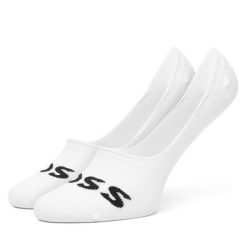 Stopki BOSS. Białe skarpety Boss, bez wzorów. Za 69.99 zł.