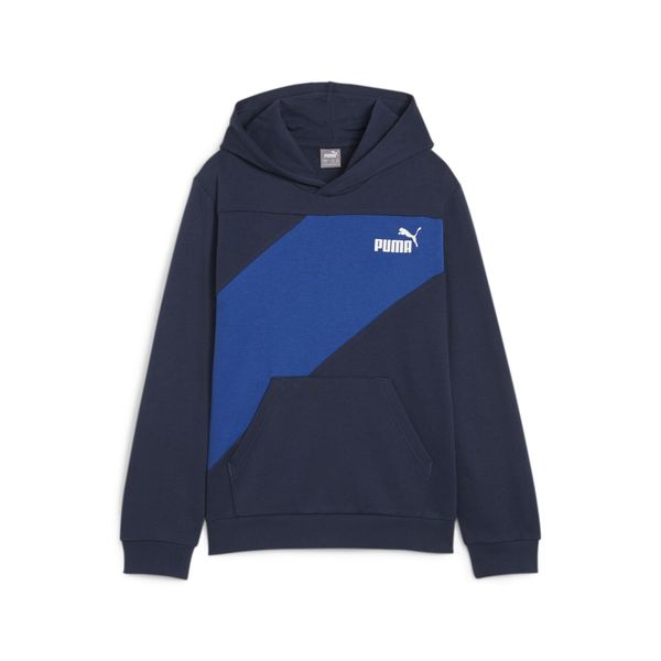 Puma Bluza Power Colorblock Tr 67925014. Niebieskie bluzy z kapturem Puma, m, bez wzorów, z bawełny, z kapturem. Za 142.79 zł.
