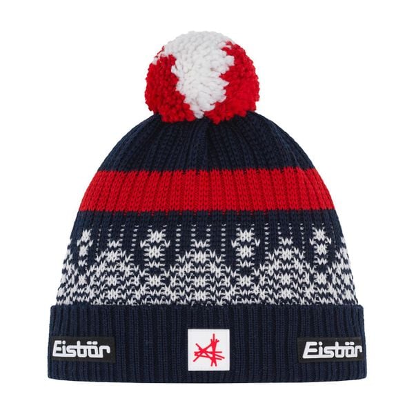 Czapka Eisbar Norrak Pompon MÜ SA. Czarne czapki zimowe Eisbar, bez wzorów, z wełny. Za 219.90 zł.