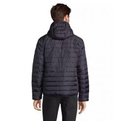 Kurtka z kapturem Sol's Stream. Niebieskie kurtki SOL'S, m, bez wzorów, z puchu, z kapturem. Za 198.50 zł.