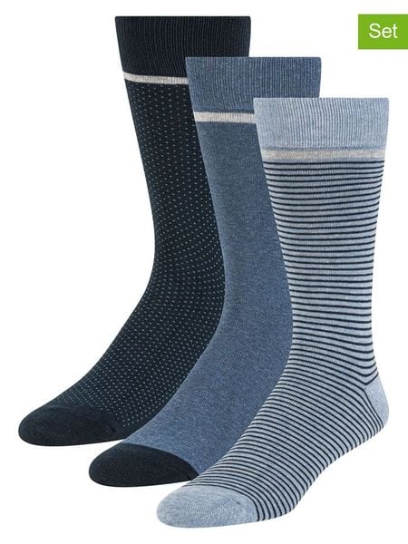 Ted Baker Skarpety (6 par) w kolorze niebiesko-granatowym rozmiar: onesize. Niebieskie skarpety Ted Baker, bez wzorów. Za 86.99 zł.