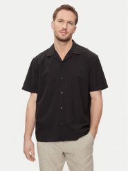 Selected Homme Koszula New Linen 16092978 Czarny Relaxed Fit. Czarne koszule Selected Homme, m, bez wzorów, z bawełny, bez kołnierzyka, bez ramiączek. Za 129.99 zł.