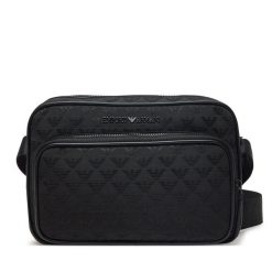 Saszetka nerka Emporio Armani. Czarne saszetki i nerki Emporio Armani, bez wzorów. Za 749.99 zł.