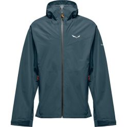 SALEWA Kurtka męska PUEZ AQUA 4 PTX 2.5L M JACKET pond blue/0910-L. Niebieskie kurtki Salewa, l, bez wzorów, z materiału, bez kaptura. Za 575.30 zł.