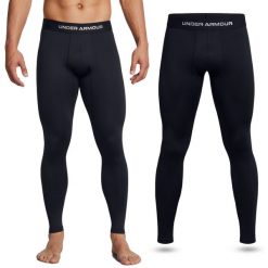 Legginsy sportowe męskie Under Armour getry szybkoschnące treningowe. Czerwone legginsy długie sportowe Under Armour, m, bez wzorów, do biegania. Za 199.99 zł.