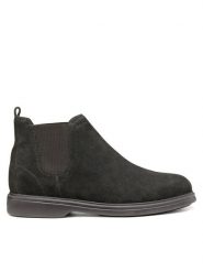 Geox Sztyblety U Ottavio U16DCC 00022 C6024 Brązowy ciemny. Brązowe sztyblety Geox, bez wzorów, ze skóry, bez obcasa, bez zapięcia. Za 569.99 zł.
