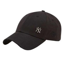 Czapka Z Daszkiem Unisex Dla Dorosłych 9Forty Flawless New York Yankees. Czarne czapki z daszkiem New Era, bez wzorów, z materiału. Za 147.99 zł.