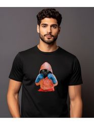 WOOOP Koszulka "Boxing cat" w kolorze czarnym rozmiar: S. Czarne bezrękawniki Wooop, s, bez wzorów, z bawełny, bez kołnierzyka, bez ramiączek. Za 56.53 zł.