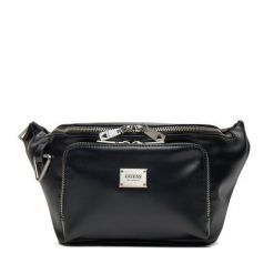 Saszetka nerka Guess. Czarne saszetki i nerki Guess, z aplikacjami. Za 269.99 zł.