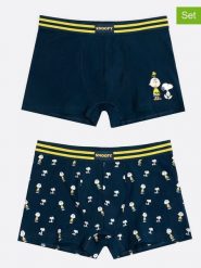 Admas Bokserki (2 pary) w kolorze granatowo-żółtym rozmiar: L. Niebieskie bokserki admas, l, bez wzorów. Za 86.99 zł.