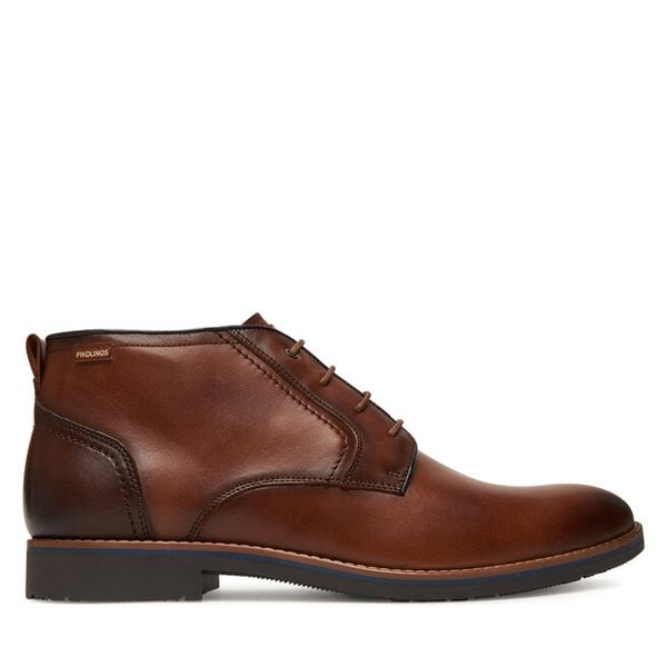 Półbuty Pikolinos. Brązowe eleganckie półbuty Pikolinos, bez wzorów, bez obcasa, bez zapięcia. Za 459.99 zł.