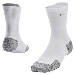 Skarpety do bieganie Under Armour Ad Run Cushion 1Pk Mid. Białe skarpety Under Armour, bez wzorów. Za 56.99 zł.