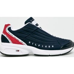 Tommy Jeans - Buty. Niebieskie buty sportowe casual Tommy Jeans, bez wzorów, z gumy, z okrągłym noskiem, bez zapięcia. Za 499.90 zł.