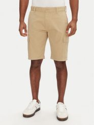 Tommy Jeans Szorty materiałowe Scanton DM0DM21949 Beżowy Regular Fit. Brązowe szorty Tommy Jeans, m, bez wzorów, z bawełny. Za 189.99 zł.