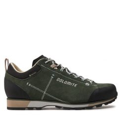 Trekkingi Dolomite. Brązowe buty trekkingowe Dolomite, bez wzorów, z gore-texu, bez zapięcia. Za 749.99 zł.