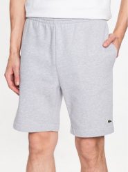Lacoste Szorty sportowe GH9627 Szary Regular Fit. Szare krótkie spodenki sportowe LACOSTE, m, bez wzorów, z bawełny. Za 259.99 zł.