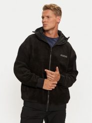 Guess Kurtka przejściowa Roof Z4BQ26 KCJW0 Czarny Regular Fit. Czarne kurtki Guess, m, z aplikacjami, z syntetyku, bez kaptura. Za 329.99 zł.