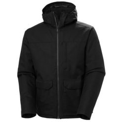 Kurtka przeciwdeszczowa z kapturem Helly Hansen Chill 3.0. Czarne kurtki Helly Hansen, bez wzorów, z syntetyku, z kapturem. Za 1,199.00 zł.