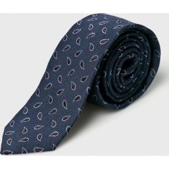 Jack & Jones - Krawat. Niebieskie krawaty i muchy Jack & Jones, bez wzorów, z jedwabiu. W wyprzedaży za 39.90 zł.