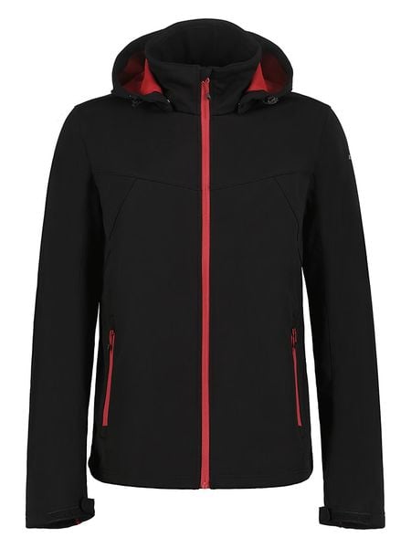 Icepeak Kurtka softshellowa "Biggs" w kolorze czarnym rozmiar: 48. Czarne kurtki outdoor i hardshell Icepeak, m, bez wzorów, bez kaptura. Za 162.87 zł.