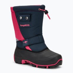 Śniegowce juniorskie KangaROOS Kanga-Bean II dkdaisy. Czerwone śniegowce Kangaroos, bez zapięcia. Za 149.99 zł.