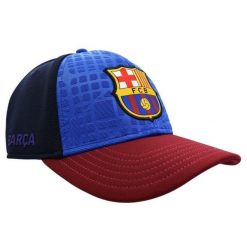 Męska Czapka Z Daszkiem Estadium. Czarne czapki z daszkiem FC Barcelona, bez wzorów, z materiału. Za 194.99 zł.
