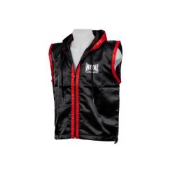 Bluza z kapturem boksera Metal Boxe. Czarne bluzy z kapturem METAL BOXE, m, bez wzorów, z satyny, z kapturem. Za 258.00 zł.
