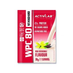 Koncentrat białka serwatkowego saszetka 30 g Activlab. Torby na ramię ACTIVLAB, bez wzorów, bez dodatków. Za 6.90 zł.
