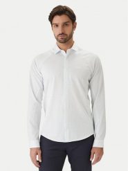 BOSS Koszula Excurse L 50554481 Błękitny Regular Fit. Niebieskie koszule Boss, l, bez wzorów, z bawełny, bez kołnierzyka, bez ramiączek. Za 629.99 zł.