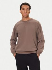 Adidas Bluza Premium Essentials JW1058 Brązowy Loose Fit. Brązowe bluzy Adidas, l, bez wzorów, z bawełny, bez kaptura. Za 289.99 zł.
