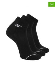 Skechers Skarpety (6 par) w kolorze czarnym rozmiar: 43-46. Czarne skarpety Skechers, bez wzorów, ze splotem. Za 82.83 zł.