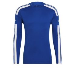 Koszulka męska adidas Squadra 21 Long Sleeve Jersey. Białe bluzki z długim rękawem Adidas, m, bez wzorów, z jersey, bez kołnierzyka, bez ramiączek. Za 99.00 zł.