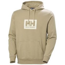 Bluza z kapturem Helly Hansen Box. Brązowe bluzy z kapturem Helly Hansen, m, bez wzorów, z bawełny, z kapturem. Za 330.00 zł.