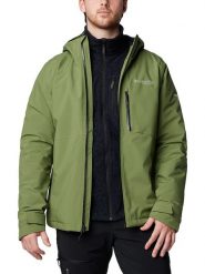 Columbia Kurtka zimowa "Explorer's Edge II" w kolorze zielonym rozmiar: S. Zielone kurtki Columbia, na zimę, s, bez wzorów, bez kaptura. Za 339.00 zł.