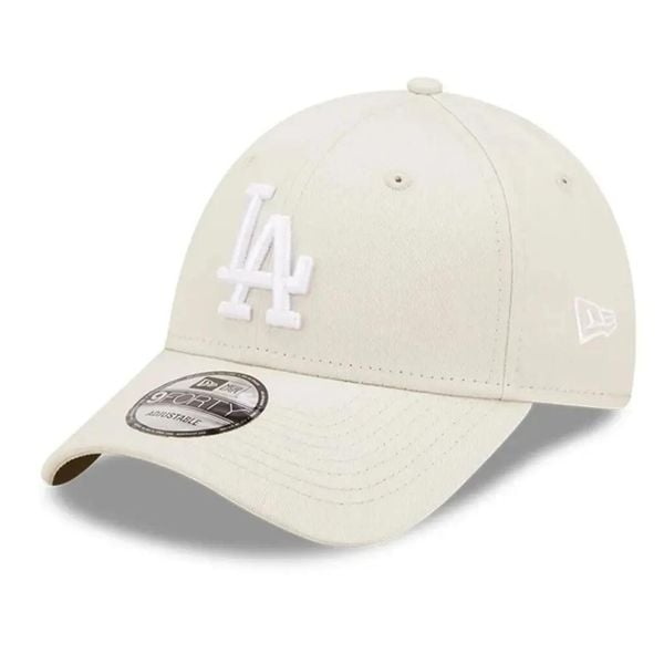 Czapka baseballowa Dodgers. Białe czapki z daszkiem New Era, bez wzorów. Za 250.50 zł.