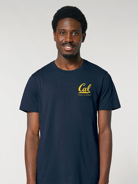 American Universities Koszulka "Cal University of California" w kolorze granatowym rozmiar: L. Niebieskie bezrękawniki American Universities, l, bez wzorów, z bawełny, bez kołnierzyka, bez ramiączek. Za 61.75 zł.