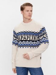 Napapijri Sweter NP0A4HHJ Écru Regular Fit. Swetry rozpinane Napapijri, l, bez wzorów, z syntetyku, bez kołnierzyka, bez ramiączek. Za 689.99 zł.