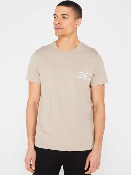 Hugo Boss Underwear Koszulka w kolorze beżowym rozmiar: M. Brązowe bezrękawniki Hugo Boss Underwear, m, bez wzorów, bez kołnierzyka, bez ramiączek. Za 105.45 zł.