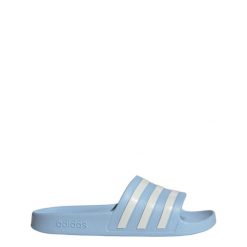 Klapki adilette Aqua. Białe klapki Adidas, z materiału. Za 85.99 zł.