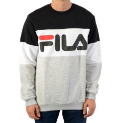 Bluza Straight Blocked Crew Rozmiar S Czarny - 681255-I85. Czarne bluzy Fila, m, bez wzorów, z bawełny, bez kaptura. W wyprzedaży za 219.95 zł.