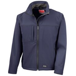 Męska Klasyczna Kurtka Soft Shell. Czarne kurtki RESULT, l, bez wzorów, bez kaptura. Za 203.99 zł.