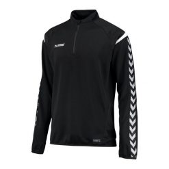 Bluza Hummel Authentic Charge kolor czarny. Czarne bluzy Hummel, m, bez wzorów, bez kaptura. Za 229.00 zł.