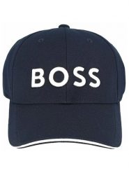 Hugo Boss Underwear Czapka w kolorze granatowym rozmiar: onesize. Niebieskie czapki z daszkiem Hugo Boss Underwear, bez wzorów. Za 142.45 zł.