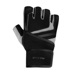 Rękawiczki Bez Palców Dla Dorosłych Unisex Bolster Suede. Czarne rękawiczki Spokey, bez wzorów. Za 102.99 zł.